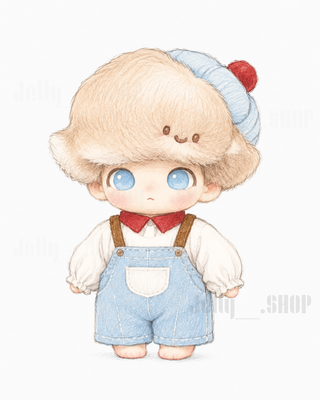 【Open Box】POP MART DIMOO Crush on Coffee Series — Vinyl Plush Blister Pack