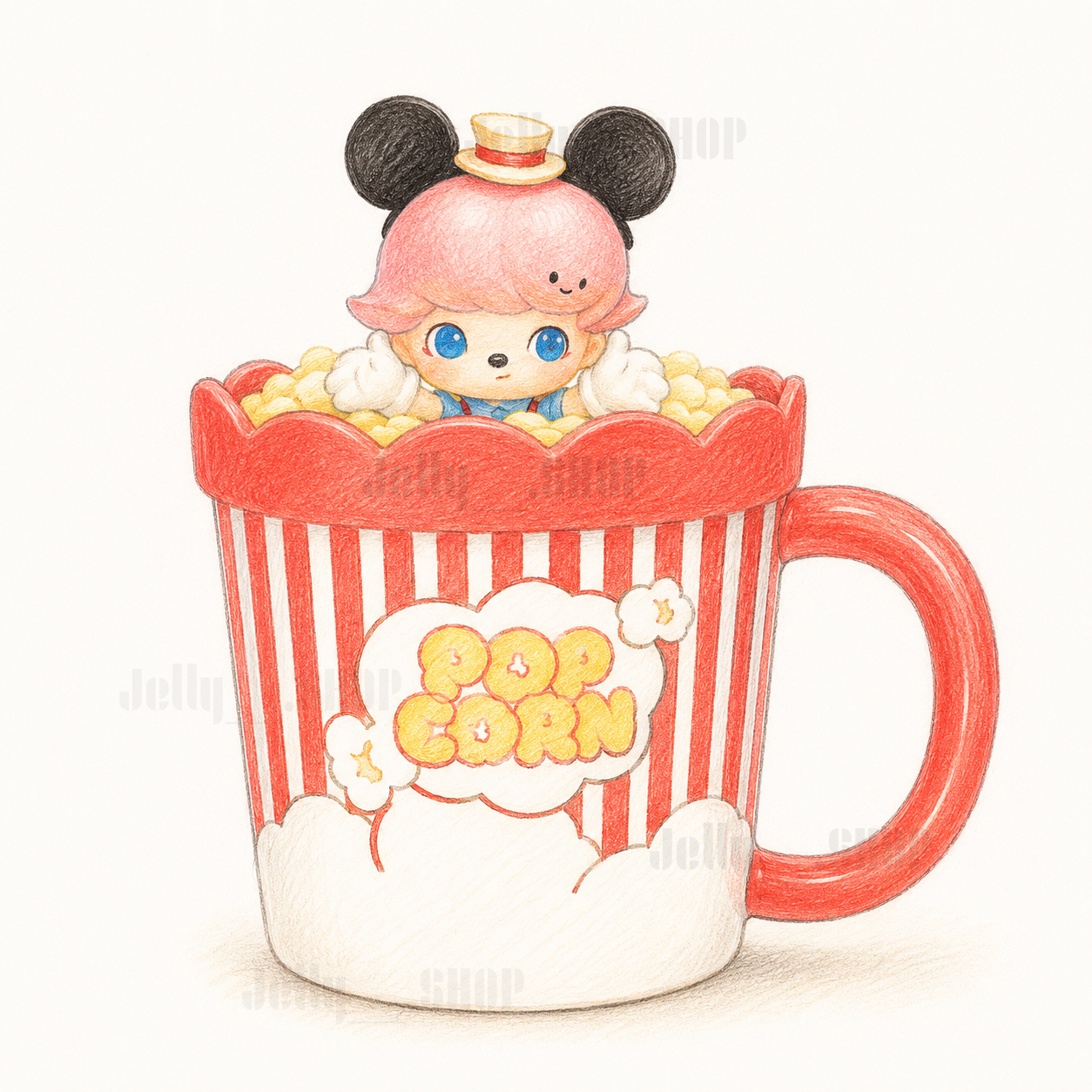 【New • Sealed】POP MART DIMOO WORLD × DISNEY Series — Ceramic Cup —